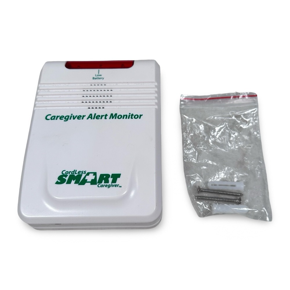 Smart Caregiver Cordless Alert Monitor Wireless Patient Alarm White 433-EC